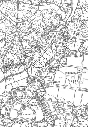 現在の伴中山地域図
